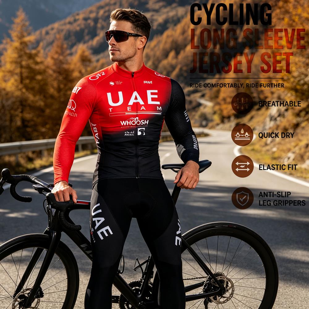 Cycling Gear Leaderboard - Весенне-летний комплект велосипедной формы с длинным