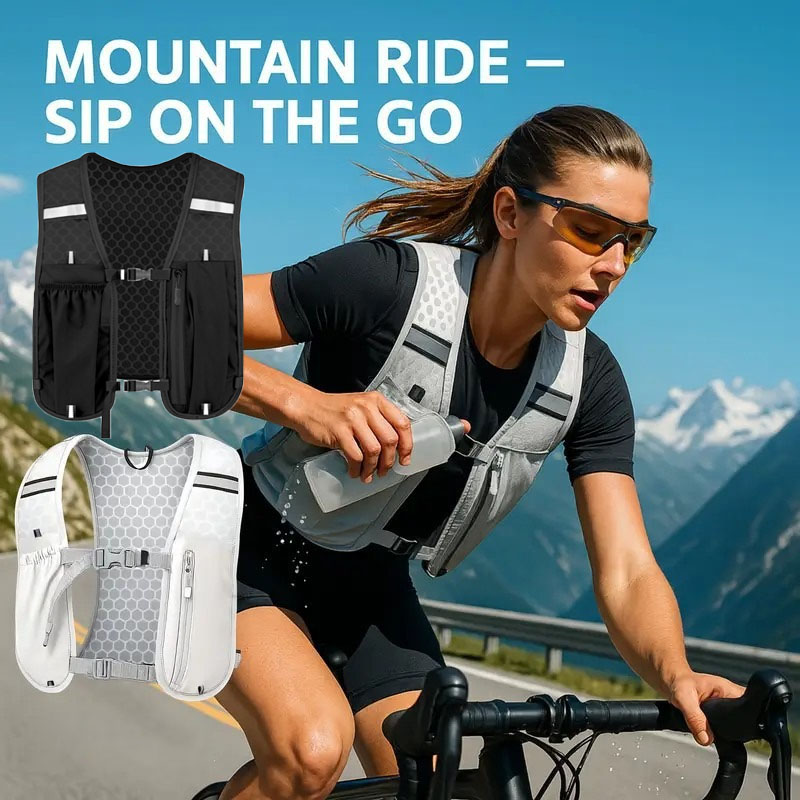 Cycling Gear For Men - Универсальный водонепроницаемый дышащий спортивный жилет-рюкзак, легкий
