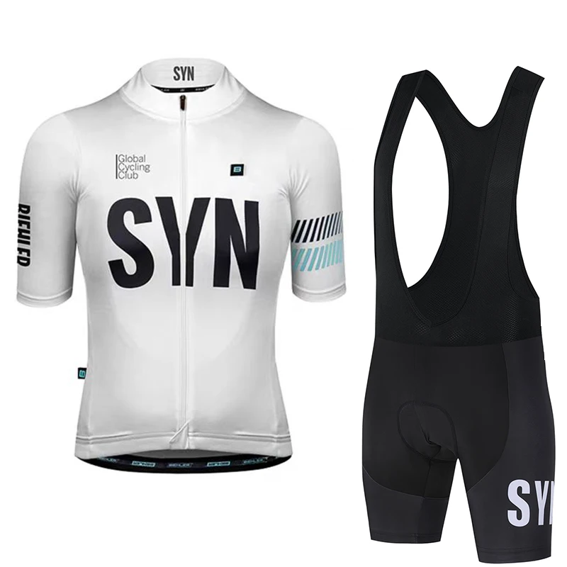 Cycling Gear Leaderboard - Мужской велосипедный костюм SYN: летняя футболка