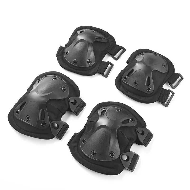 Cycling Gear Padding - Тактический комплект наколенников и налокотников для
