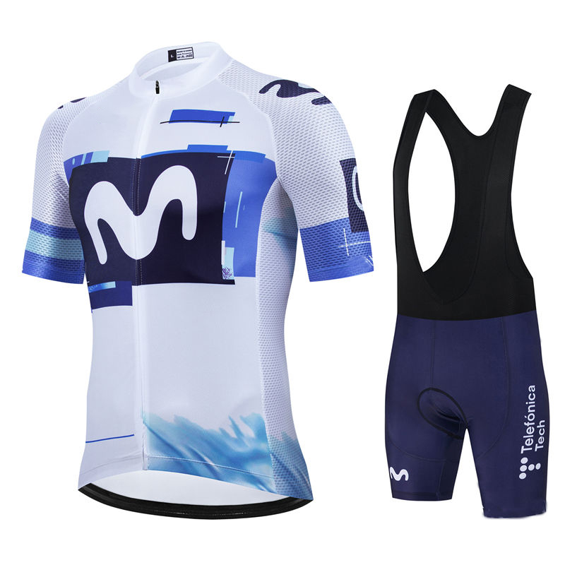 Cycling Gear Leaderboard - Movistar Pro Team летний велосипедный трикотажный