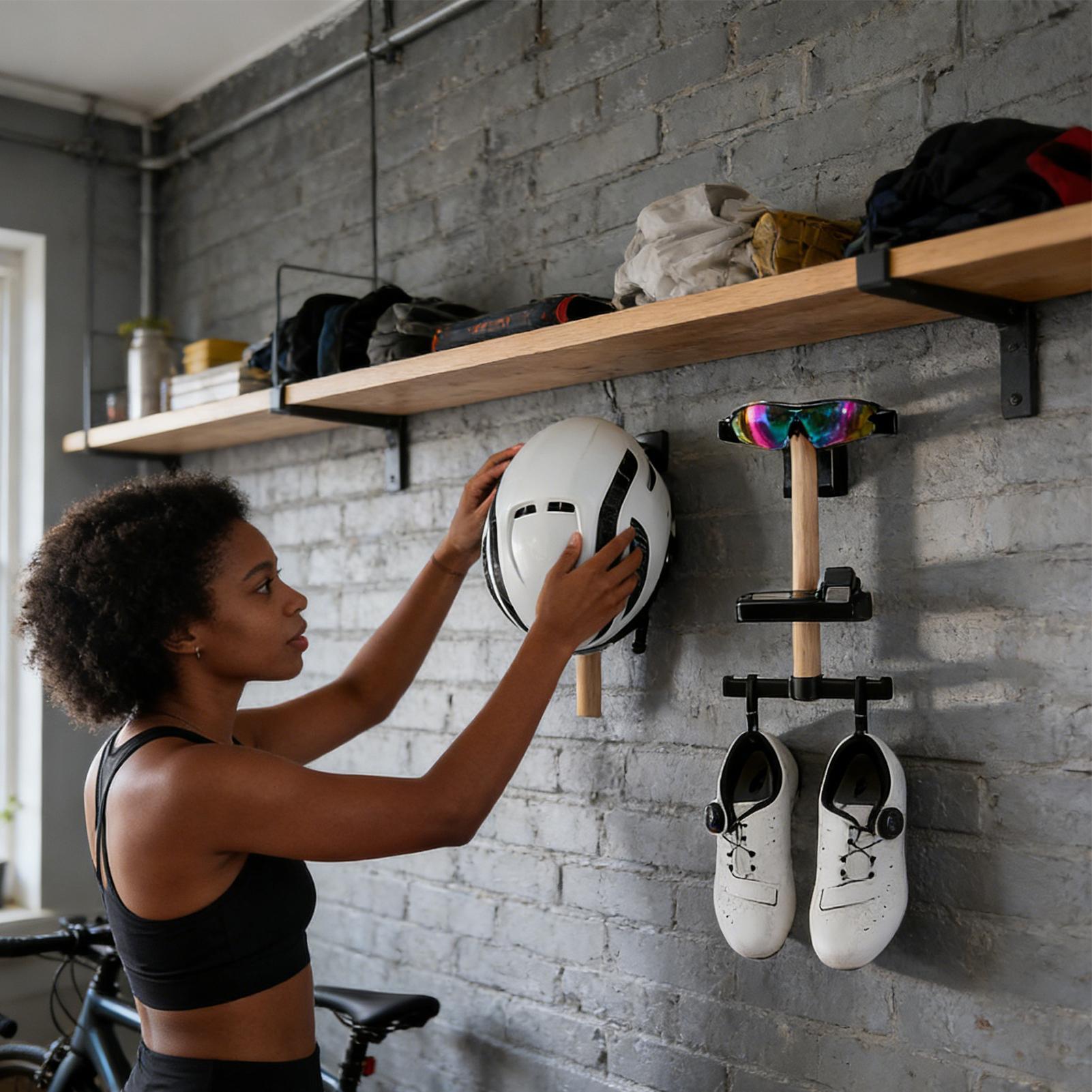 Настенный держатель для велоси – обзор и цена Cycling Gear Organizer