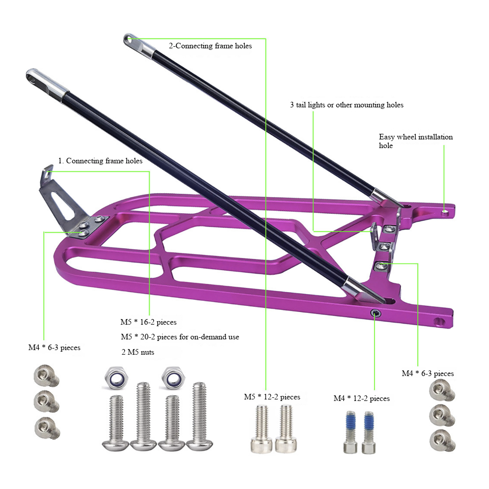 Алюминиевая задняя багажная по – обзор и цена Bike Cargo Rack