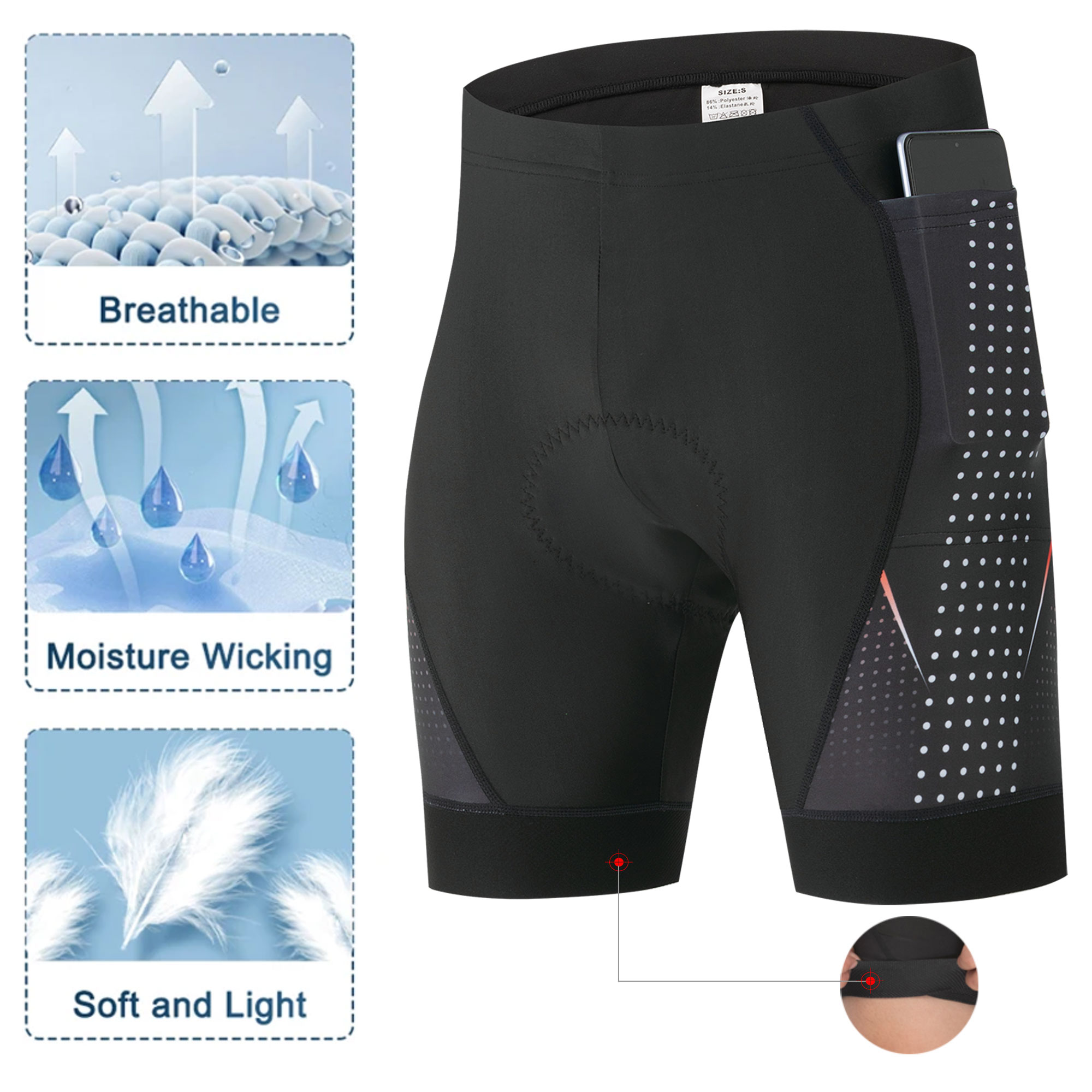 Велосипедные шорты премиум-кла – обзор и цена Cycling Gear Padding