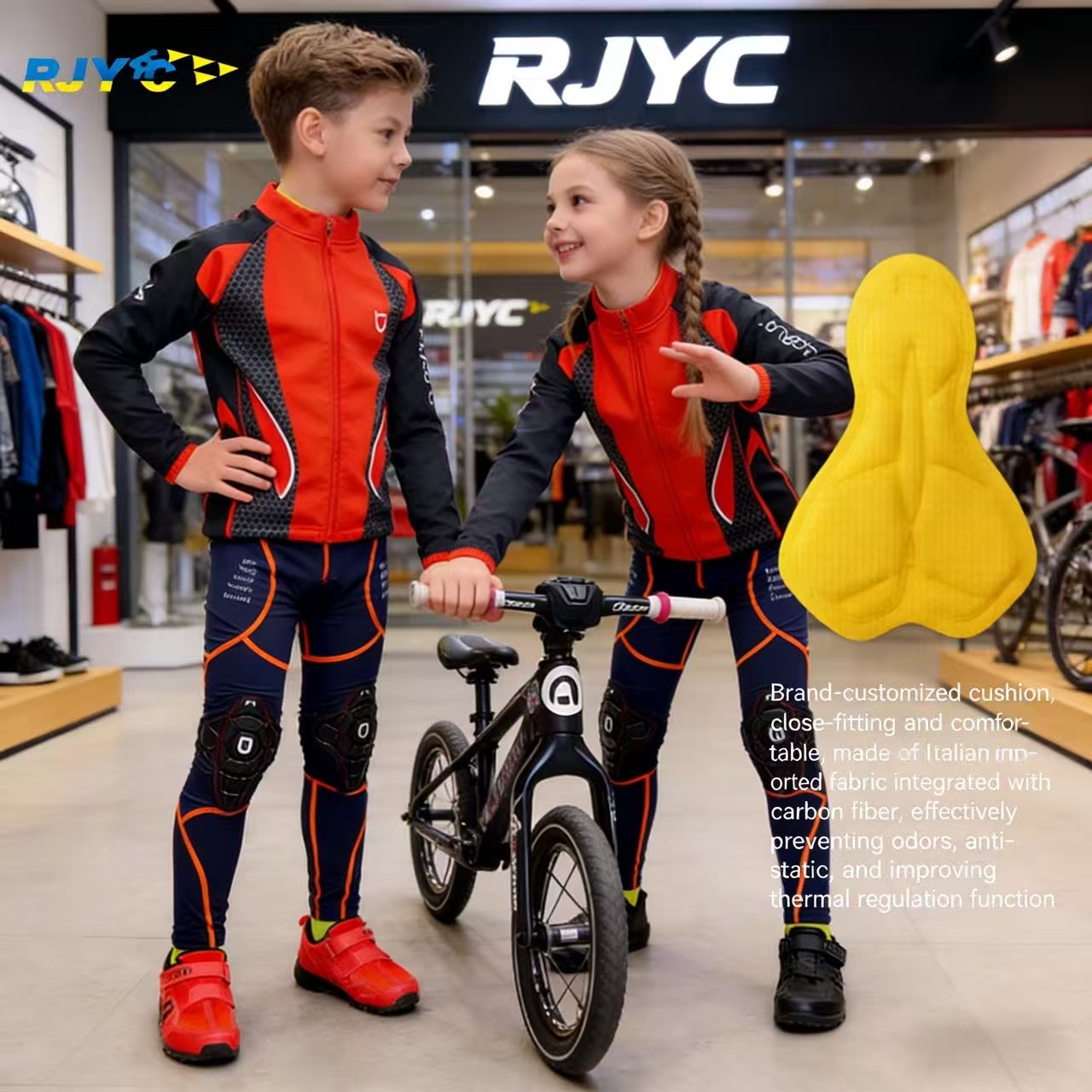 Детская одежда для велоспорта, – обзор и цена Cycling Gear Padding